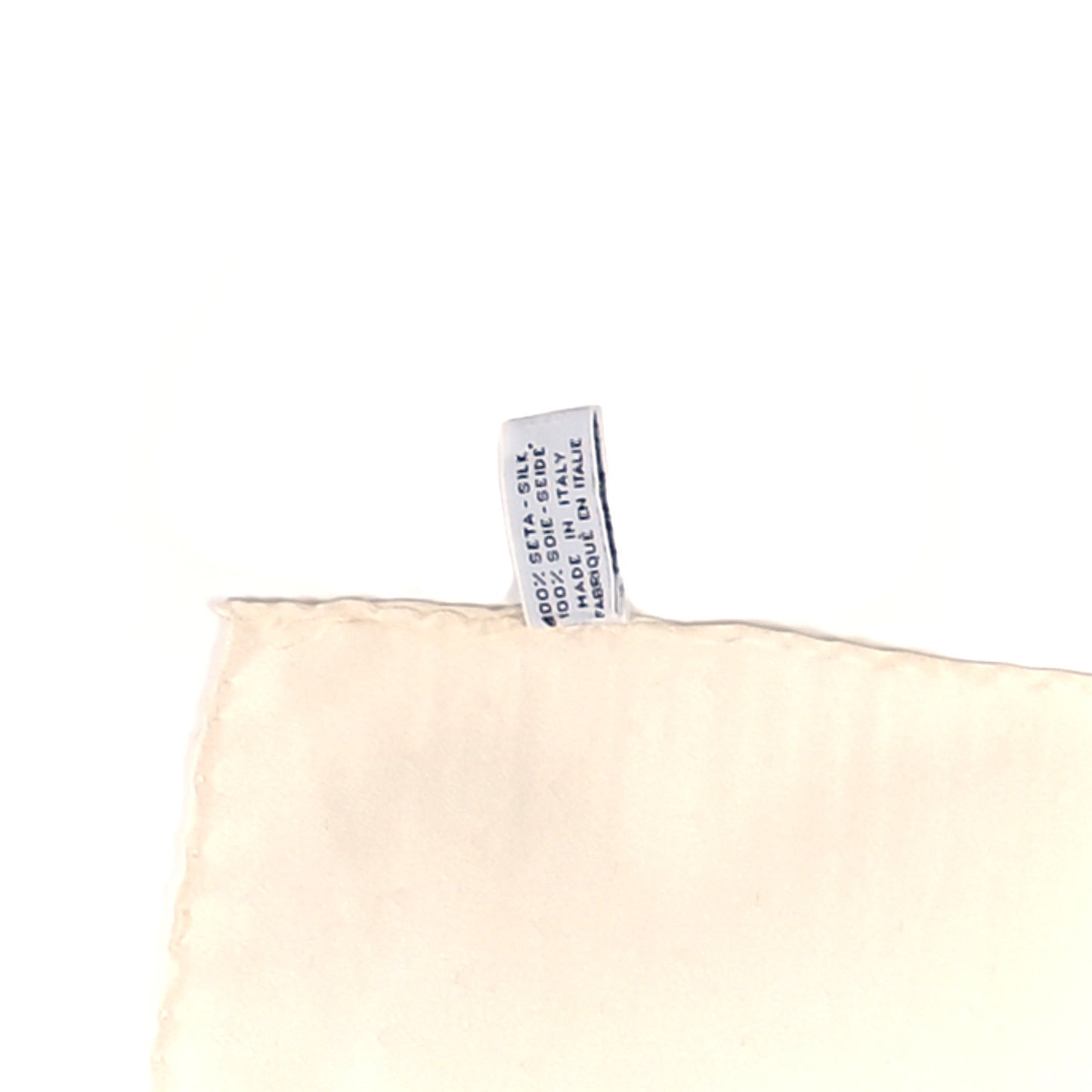 Silk CC Chain Square Scarf White Gold