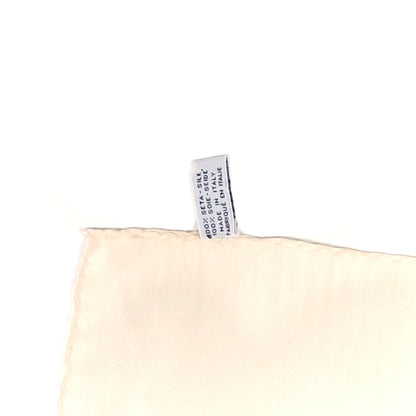 Chanel Silk CC Chain Square Scarf White Gold 3 of 3