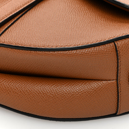 Christian Dior Grained Calfskin Saddle Bag Golden Saddle 10 of 10