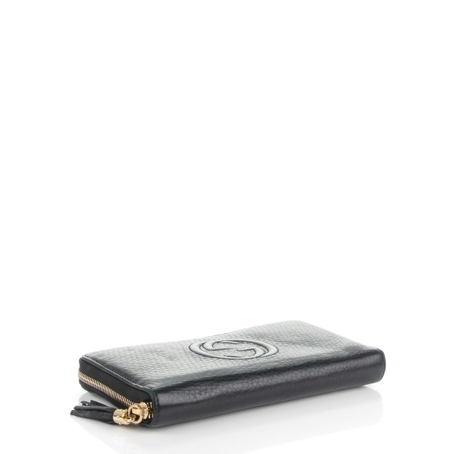 Gucci Calfskin Soho Zip Around Wallet Black 4 of 7