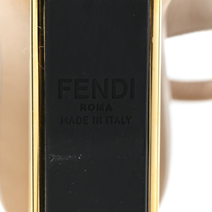 Fendi Vitello Fendi First 95mm Slingback Sandals 39 Poudre 8 of 8
