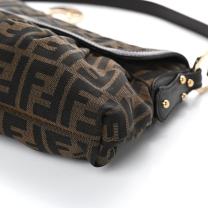 Fendi Zucca Small Chef Shoulder Bag Tobacco 8 of 9