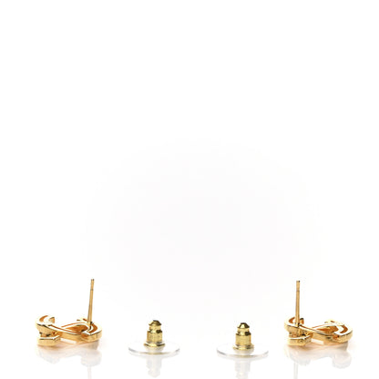 Chanel Metal Obazine CC Earrings Gold 3 of 4