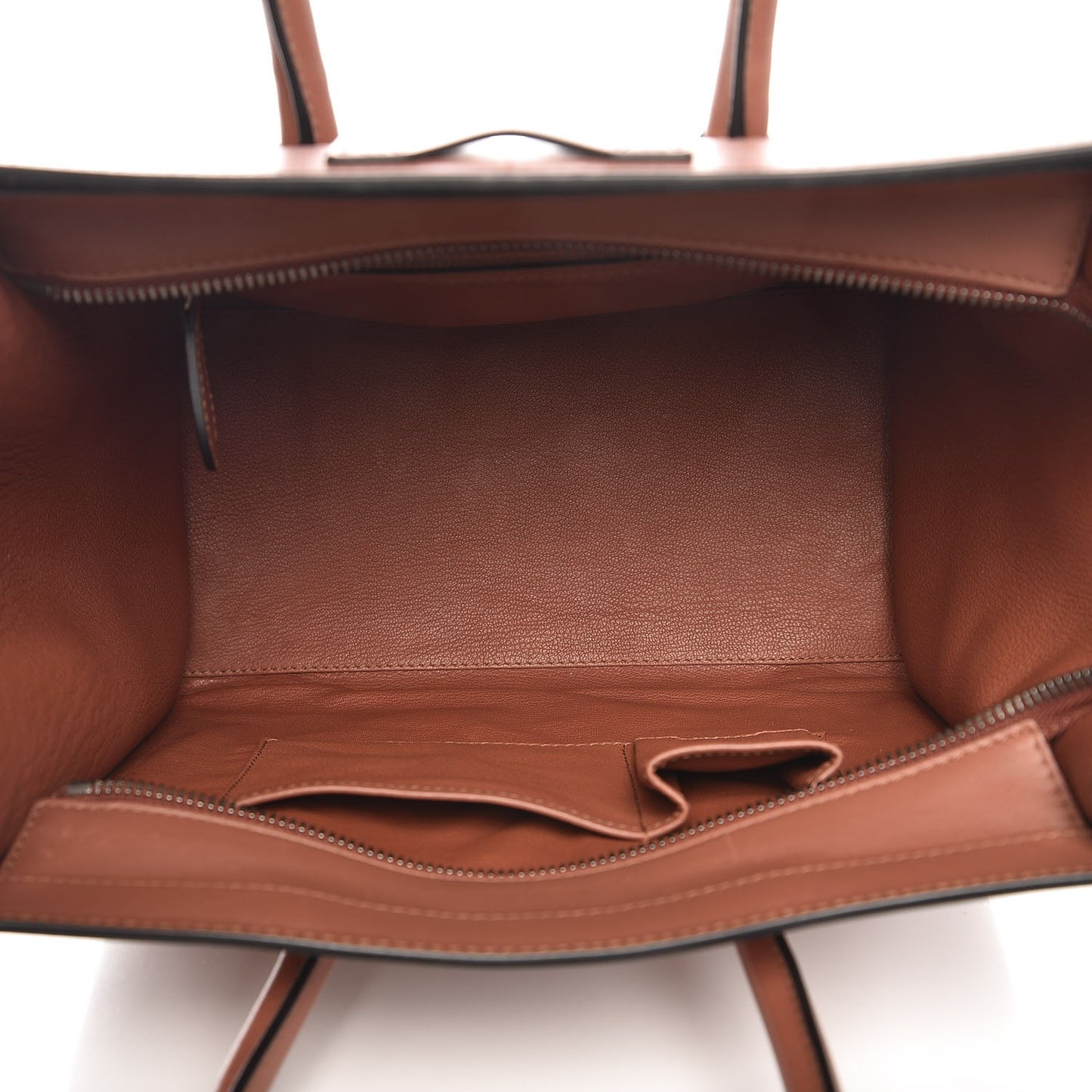 Smooth Calfskin Mini Luggage Sienna