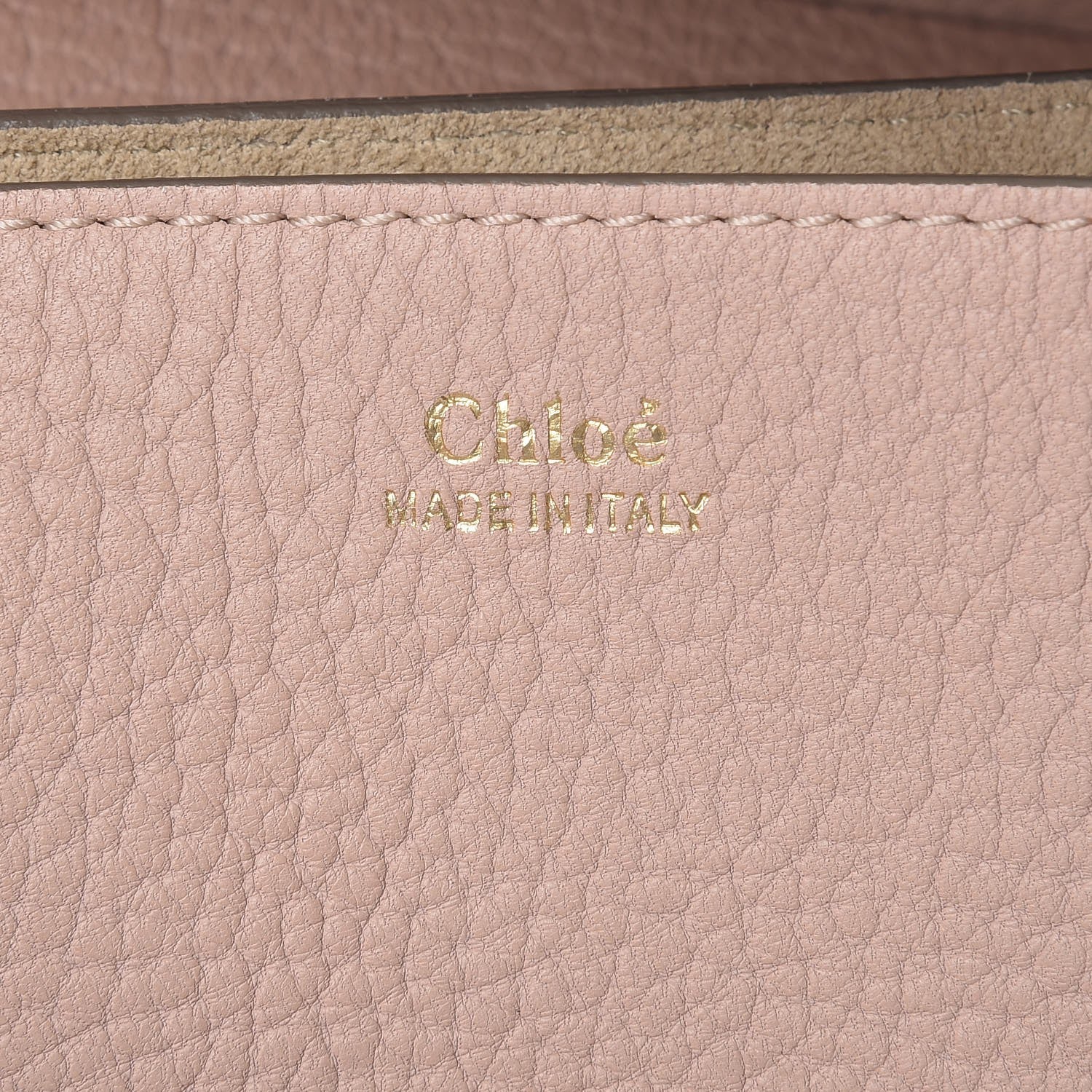 Chloe Grained Lambskin Drew Shoulder Bag Cement Pink 7 of 9