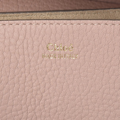 Chloe Grained Lambskin Drew Shoulder Bag Cement Pink 7 of 9