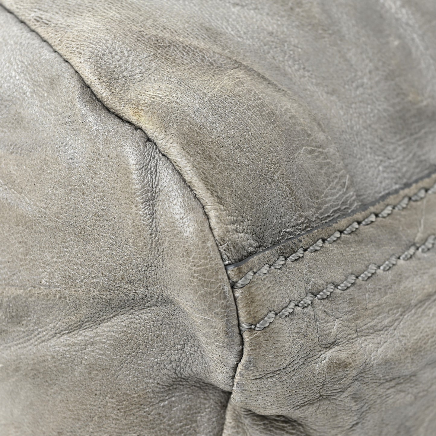 Tumbled Sheepskin Small Pandora Pearl Grey