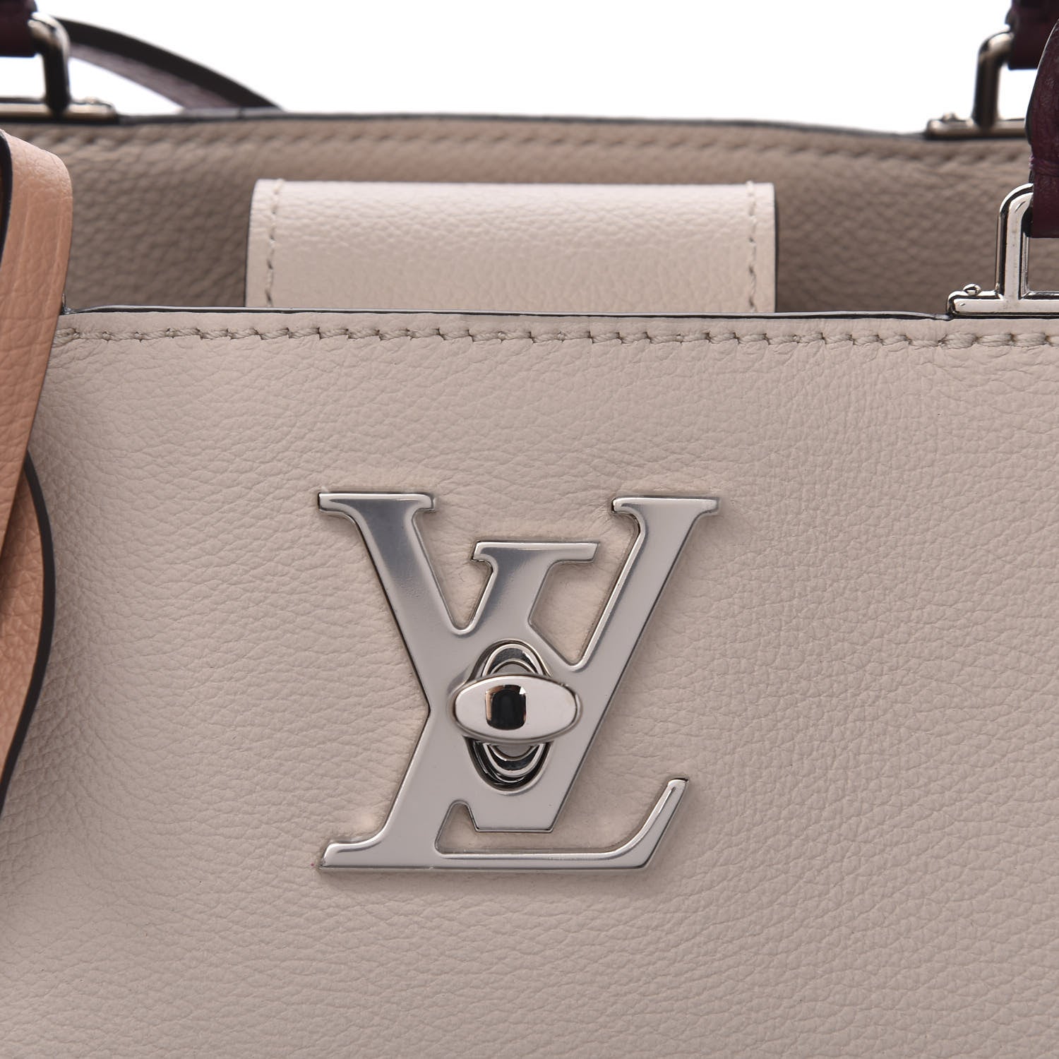 Louis Vuitton Calfskin Lockme Day Rose Silk Quartz Calla 10 of 10
