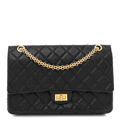 Chanel Aged Calfskin Quilted 2.55 Reissue 226 Flap Black 1 of 10