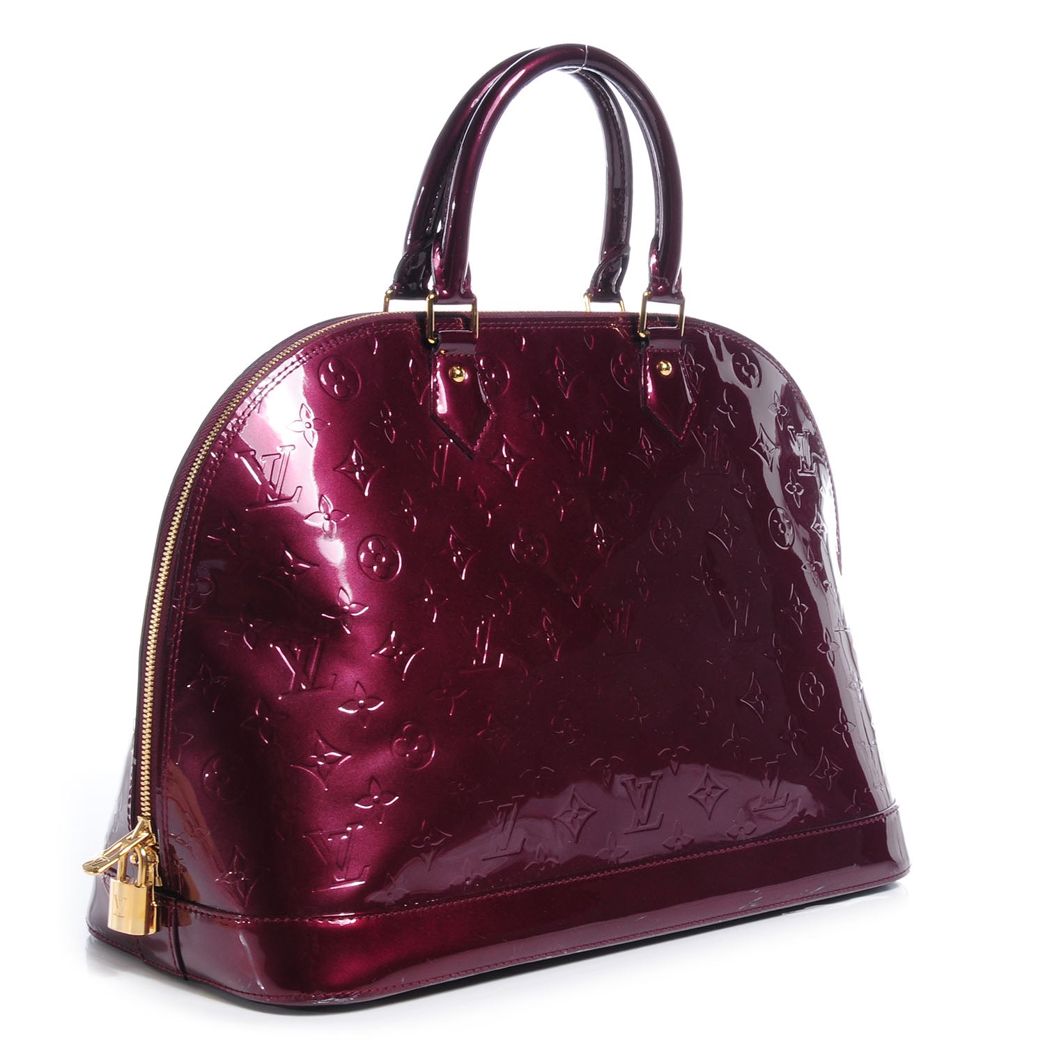 Louis Vuitton Vernis Alma GM Rouge Fauviste 3 of 7