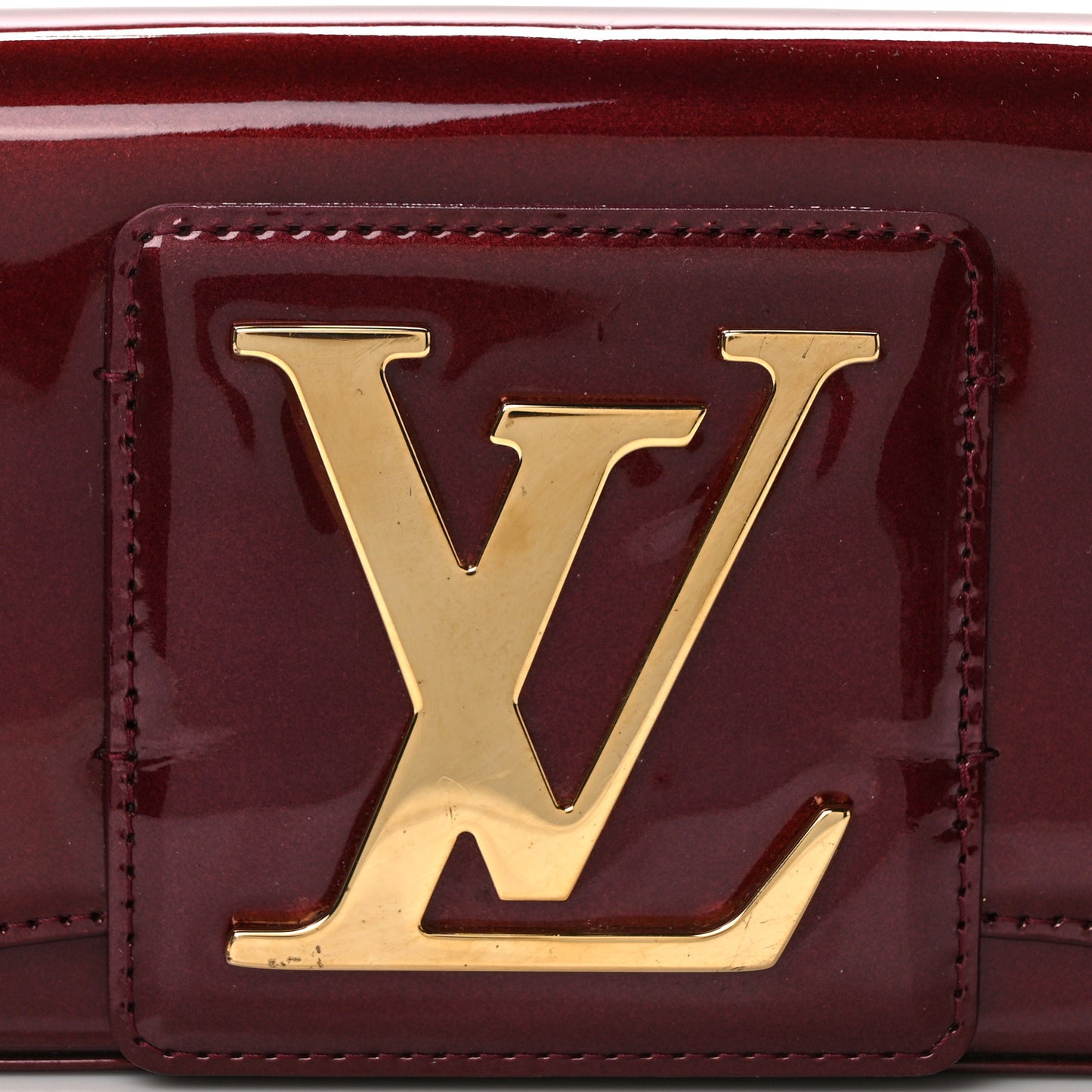 Patent Sobe Clutch Rouge Fauviste