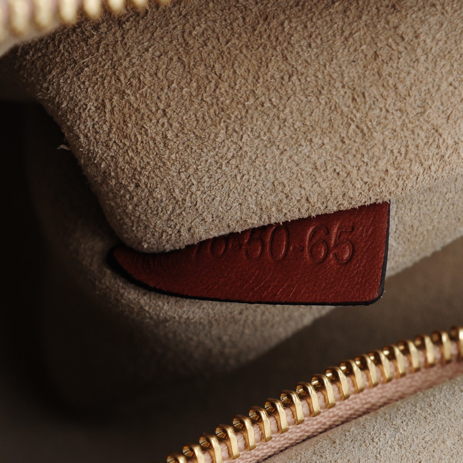 Chloe Suede Calfskin Striped Shearling Medium Faye Shoulder Bag Mahogany 7 of 8