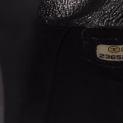 Chanel Crumpled Calfskin Quilted Medium Double Flap So Black 8 of 16