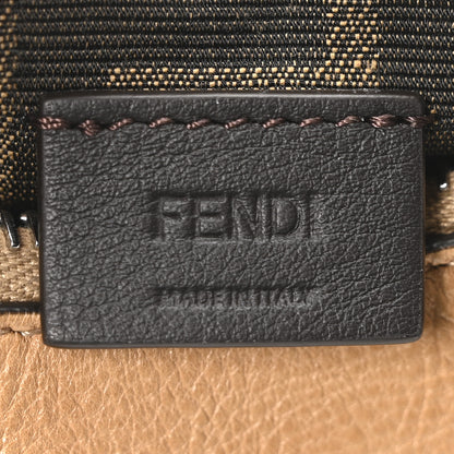 Fendi Vitello Grace Nano Fendigraphy Hobo Charm Miele Scuro 5 of 9