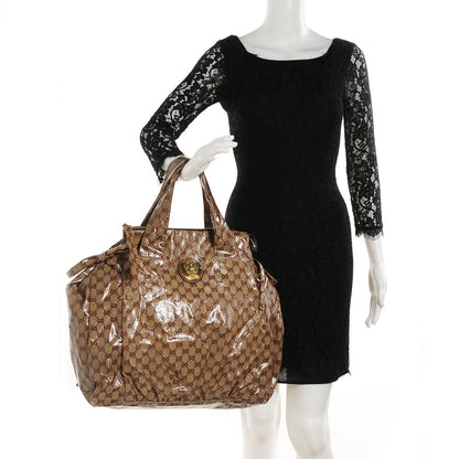 Gucci Crystal Monogram Large Hysteria Tote 2 of 9
