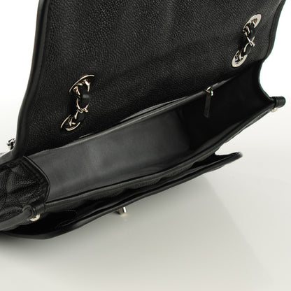 Chanel Caviar Quilted Medium French Riviera Flap Black 7 of 10