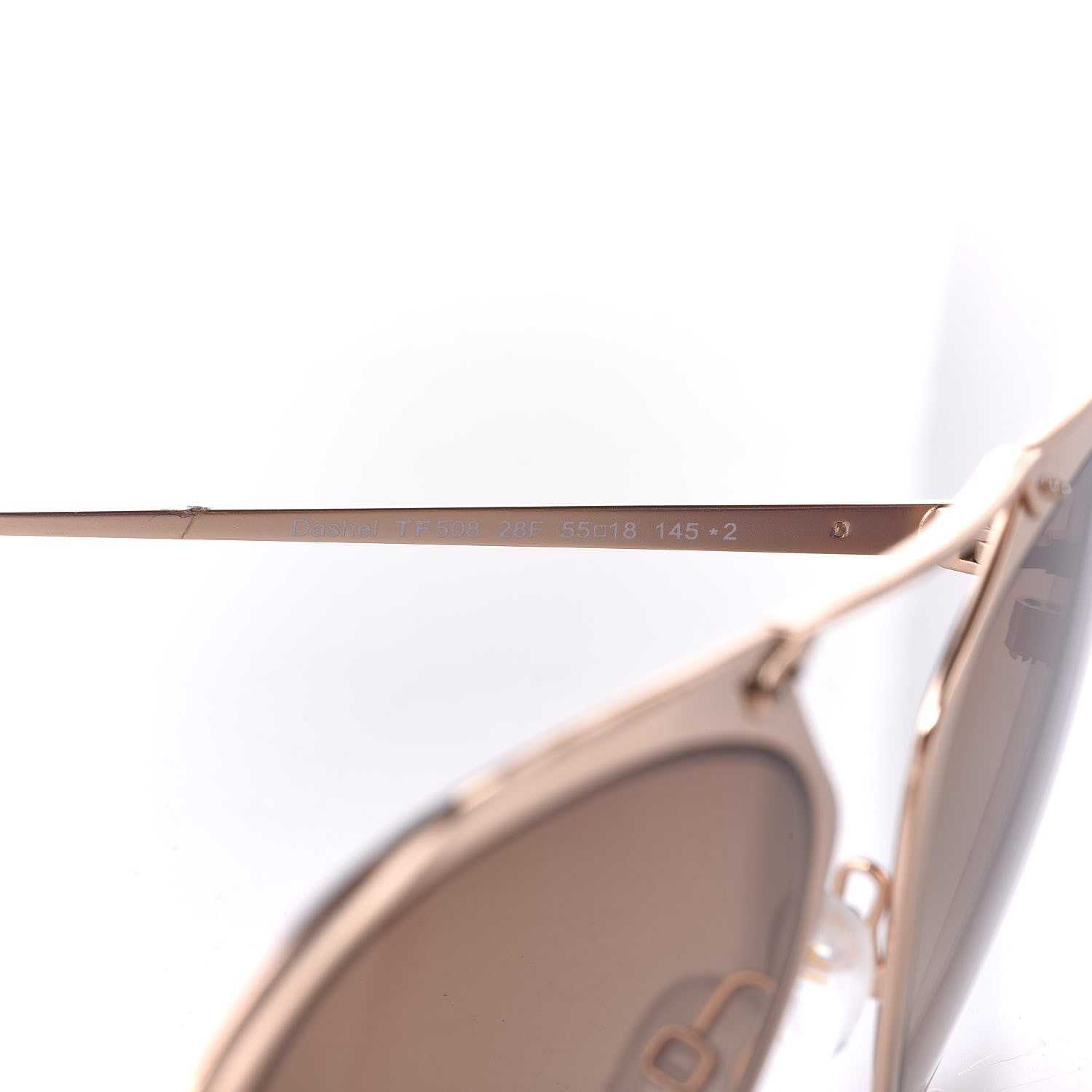 Tom Ford Dashel Sunglasses TF508 Rose Gold 6 of 7