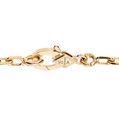 Van Cleef & Arpels 18K Yellow Gold Black Onyx 5 Motifs Vintage Alhambra Bracelet 3 of 6