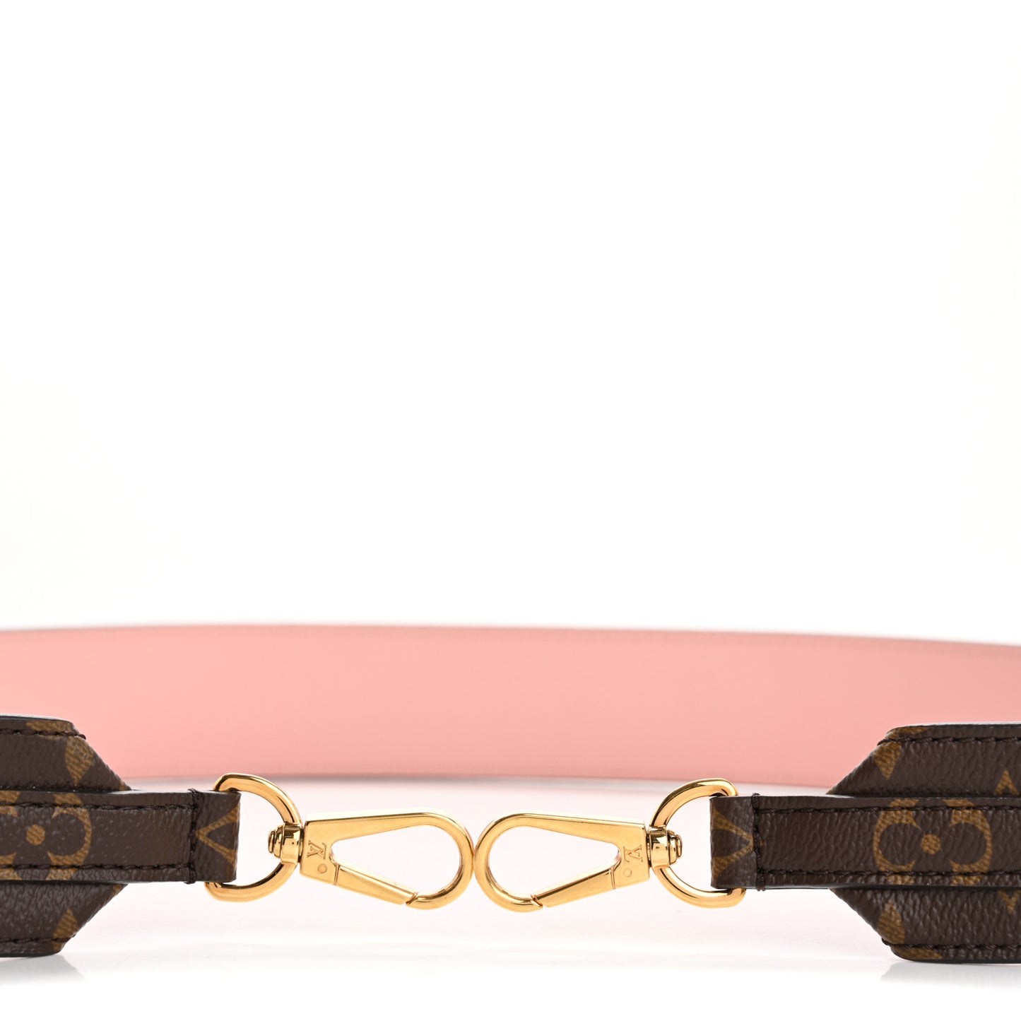 Monogram Bandouliere Shoulder Strap Rose Poudre