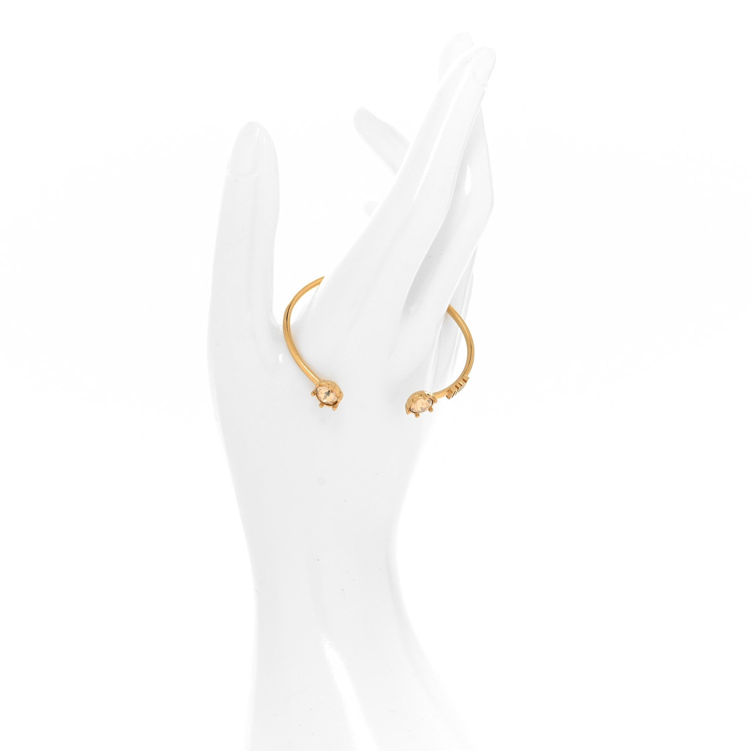 Christian Dior Metal Crystal Dio(r)evolution Bracelet Gold 2 of 4