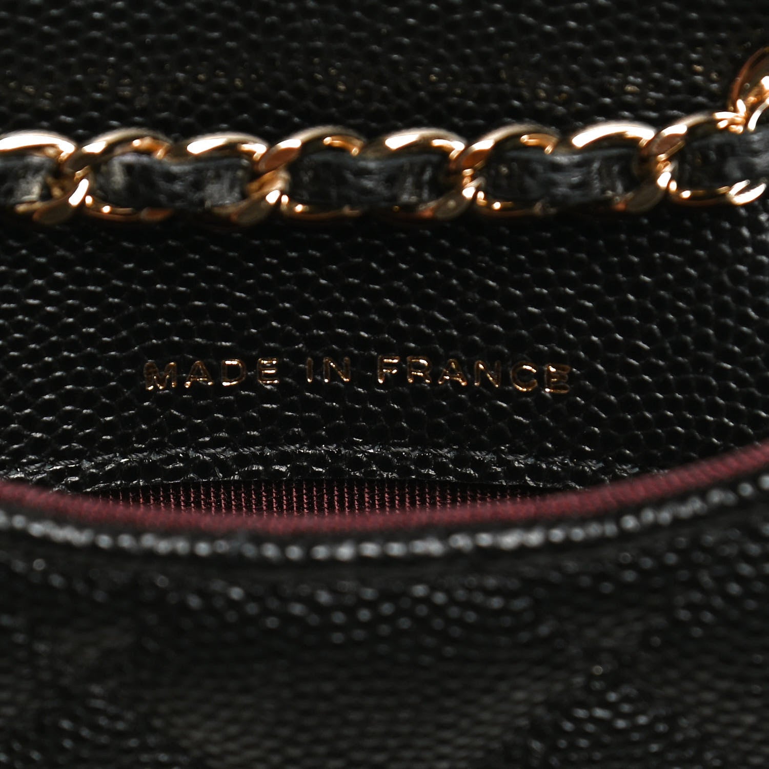 Chanel Caviar Quilted Mini Chain Belt Bag Black 7 of 12