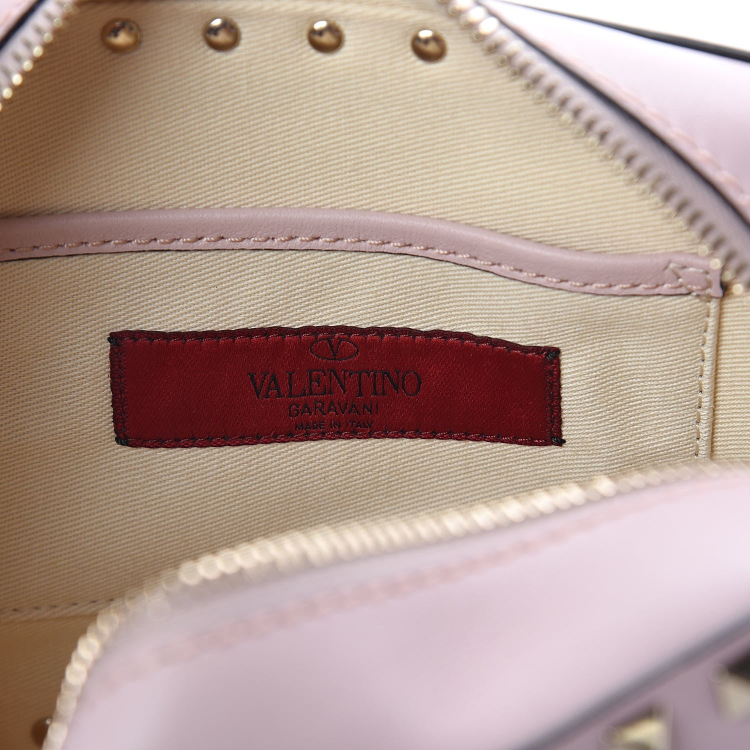 Valentino Garavani Calfskin Rockstud Camera Crossbody Bag Water Rose 6 of 8