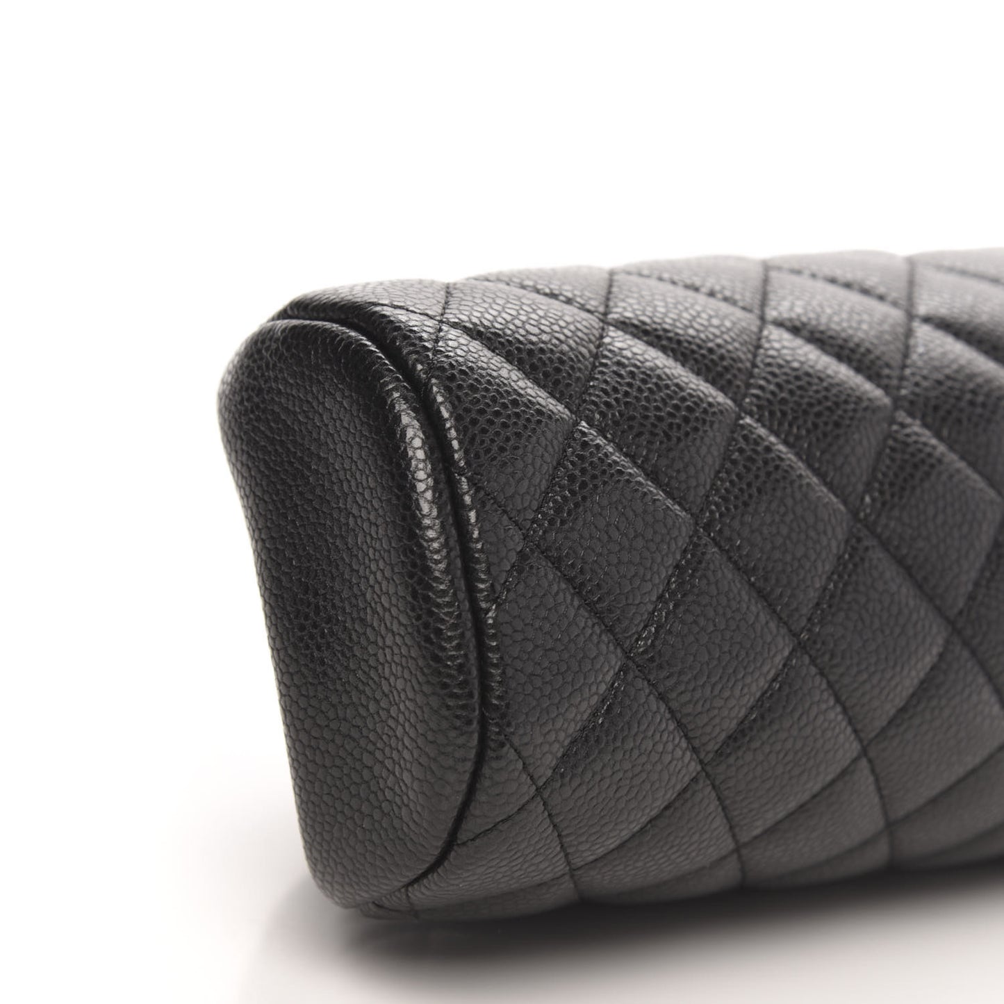 Caviar Quilted Timeless Clutch Black