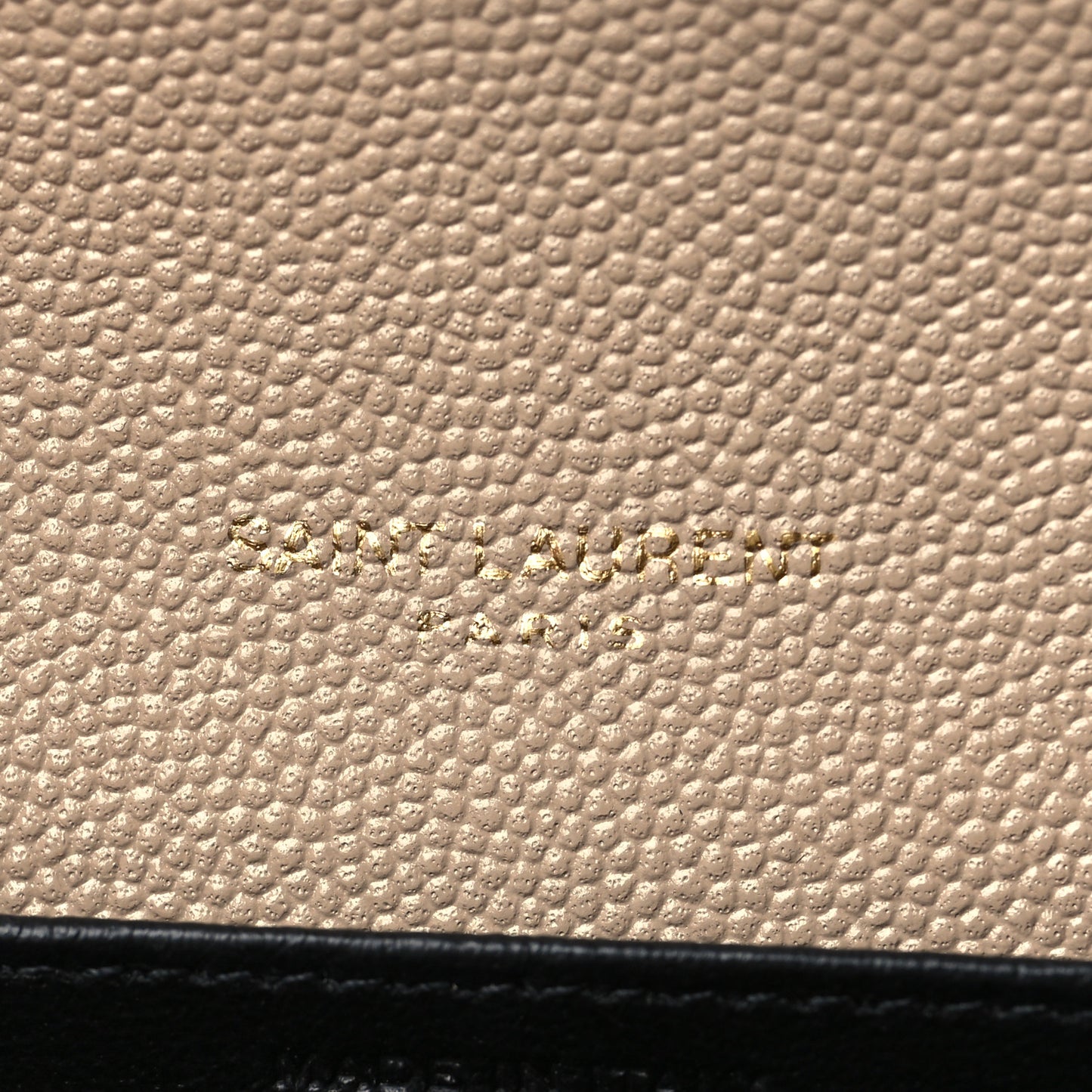 Grain De Poudre Monogram Uptown Chain Wallet Dark Beige