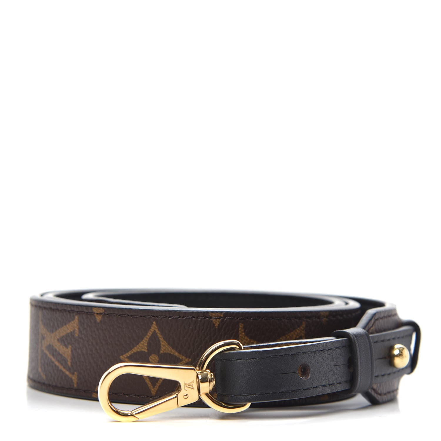 Louis Vuitton Monogram Bandouliere Shoulder Strap XL Black 1 of 5