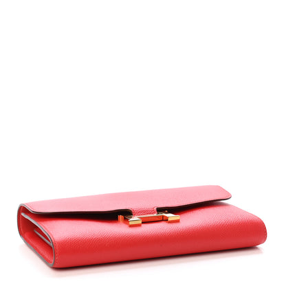 Hermes Epsom Constance Long Wallet Bougainvillea 3 of 4