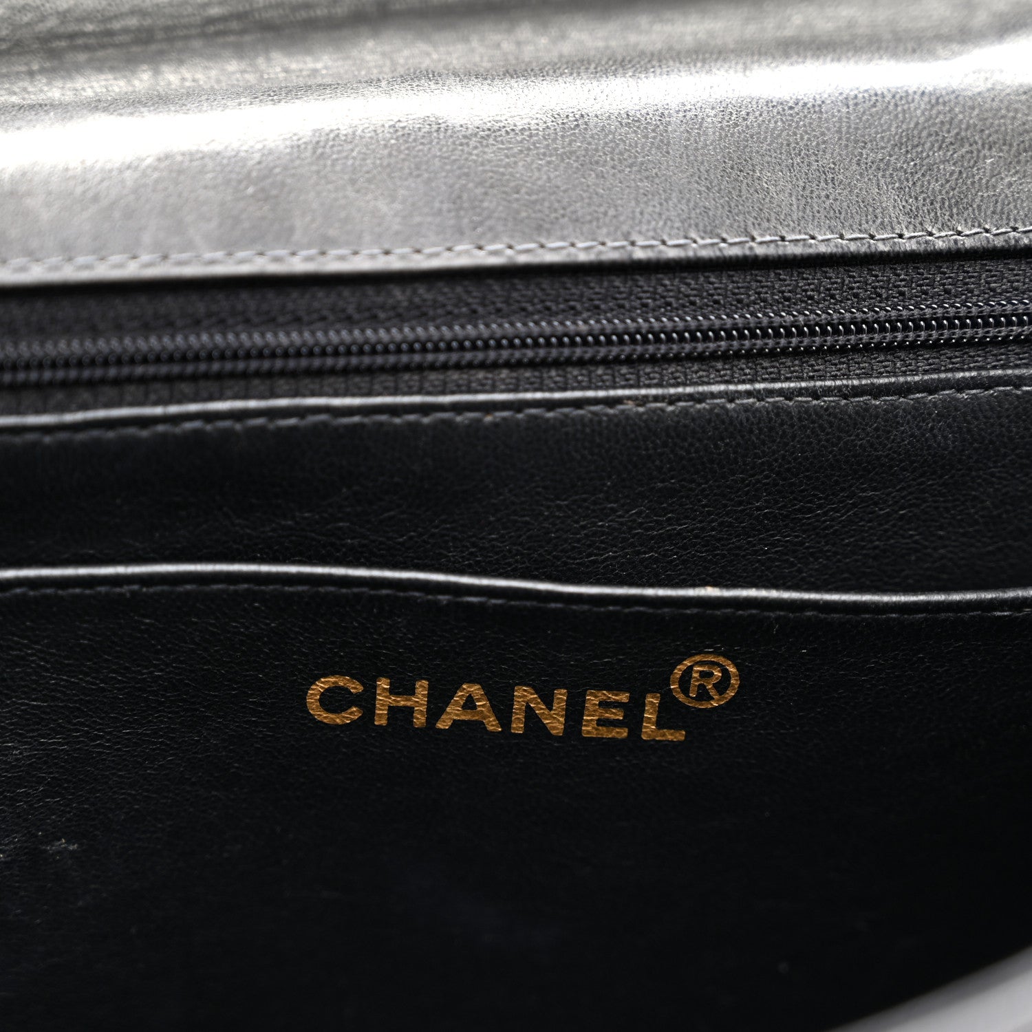 Chanel Lambskin Quilted Jumbo Single Flap Black 6 of 13