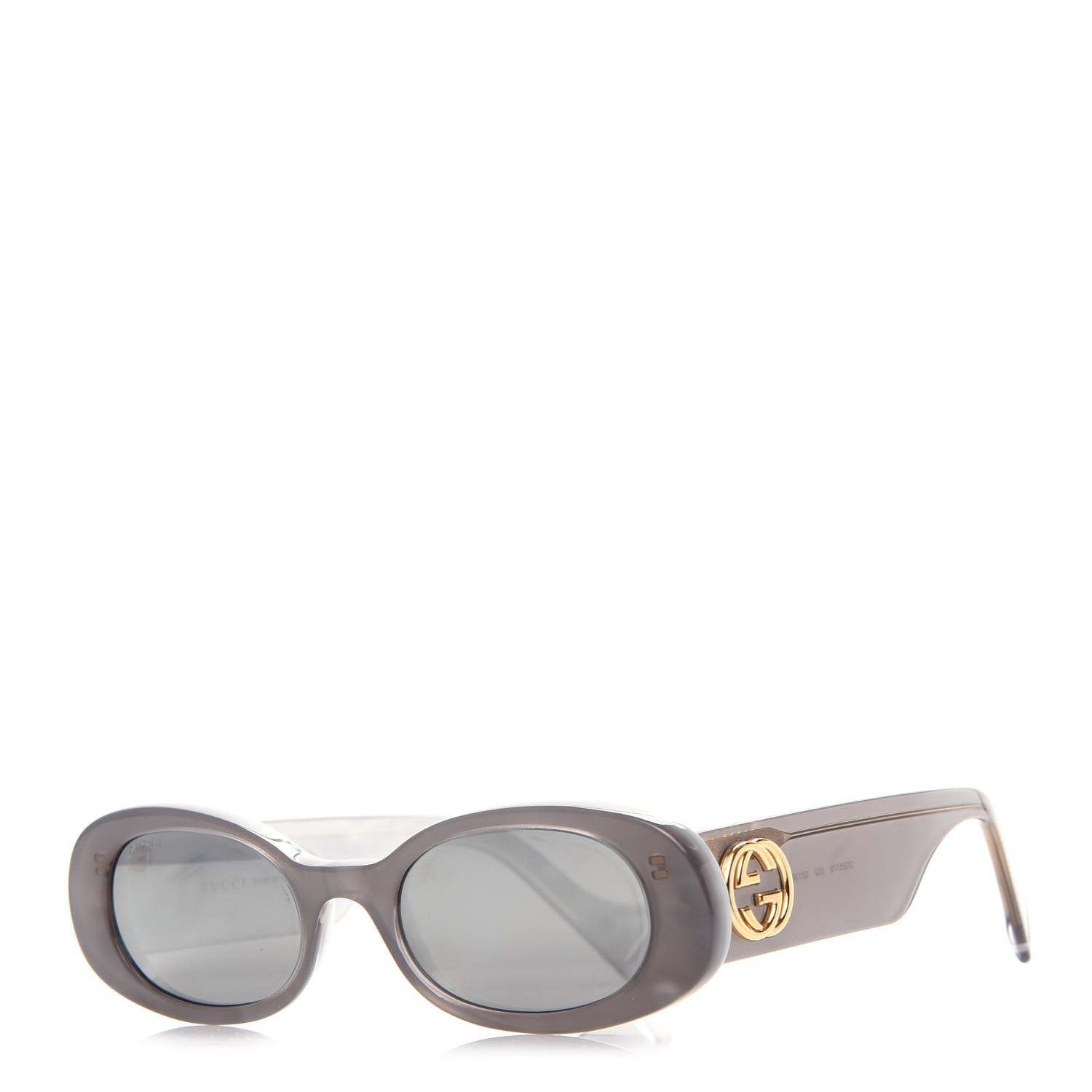 Gucci Acetate Oval Sunglasses GG0517S Grey 1 of 8