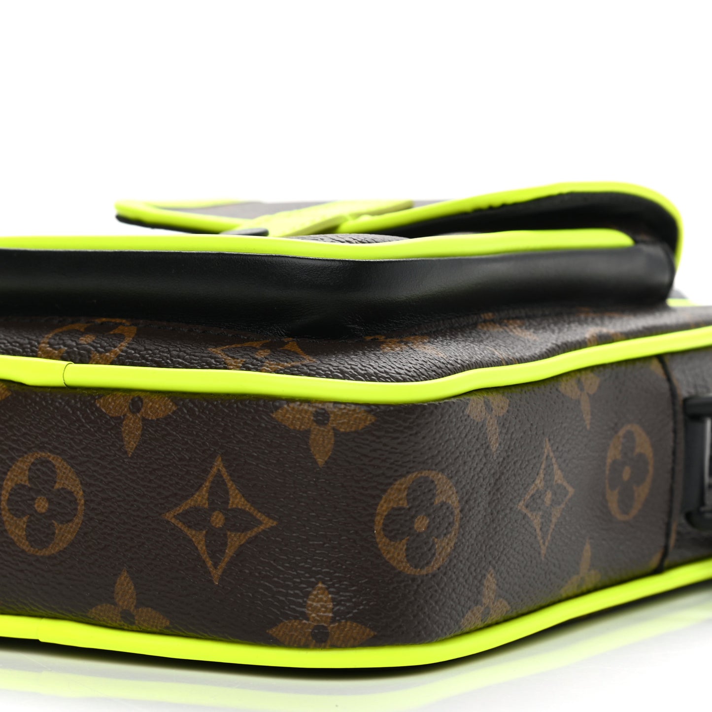 Monogram Macassar Christopher Wearable Wallet Fluorescent Yellow