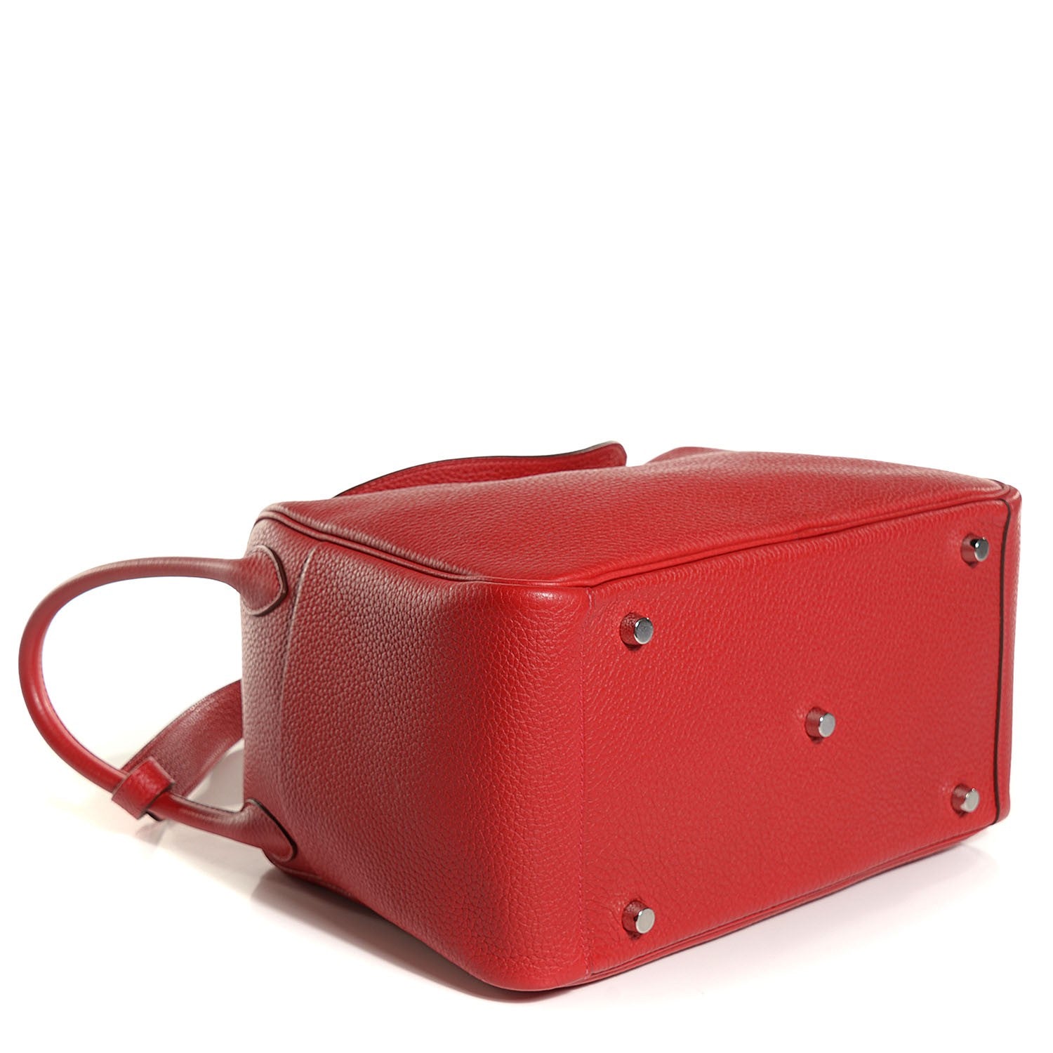 Hermes Taurillon Clemence Lindy 30 Rouge Casaque 5 of 15