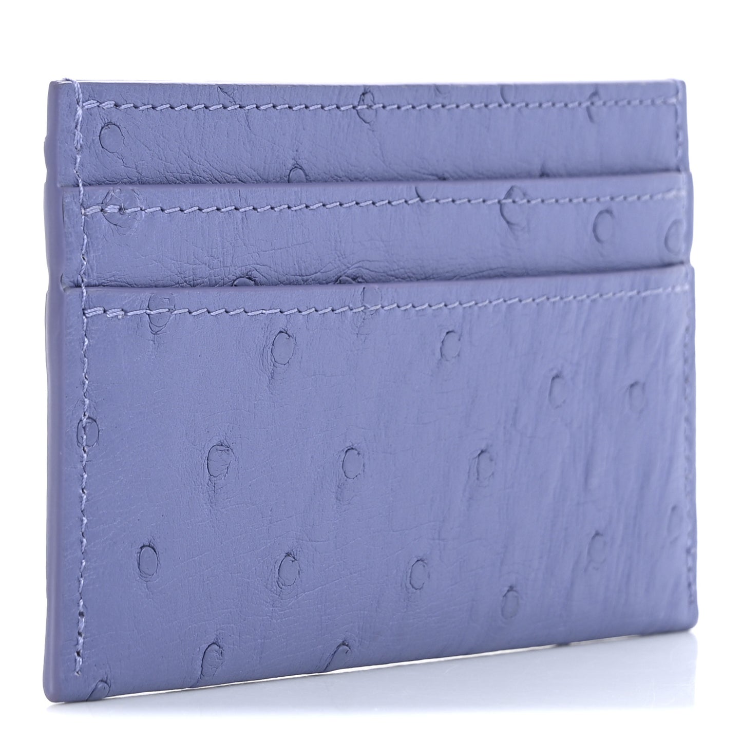 Ostrich Double Card Holder Purple