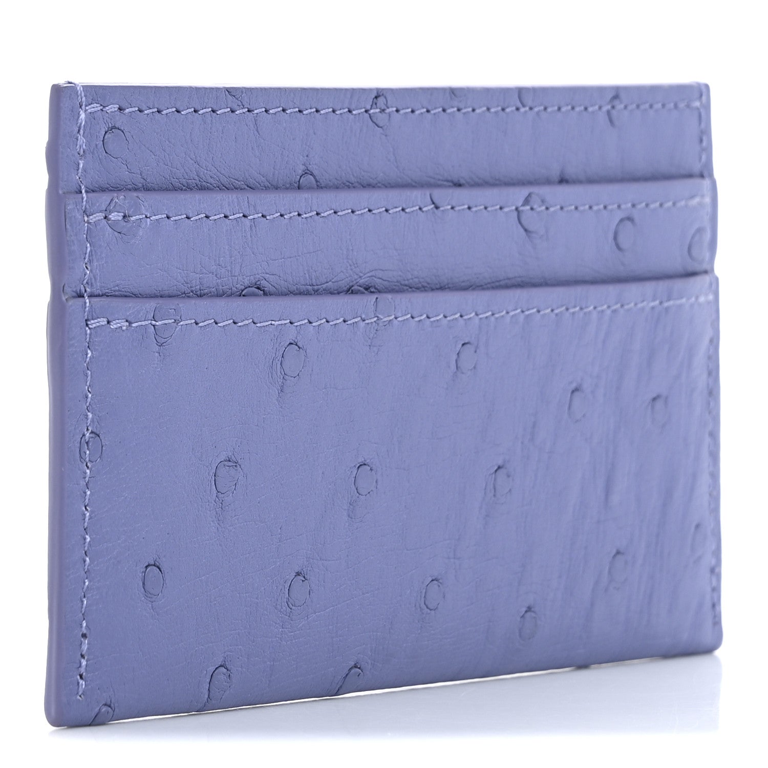 Louis Vuitton Ostrich Double Card Holder Purple 3 of 7