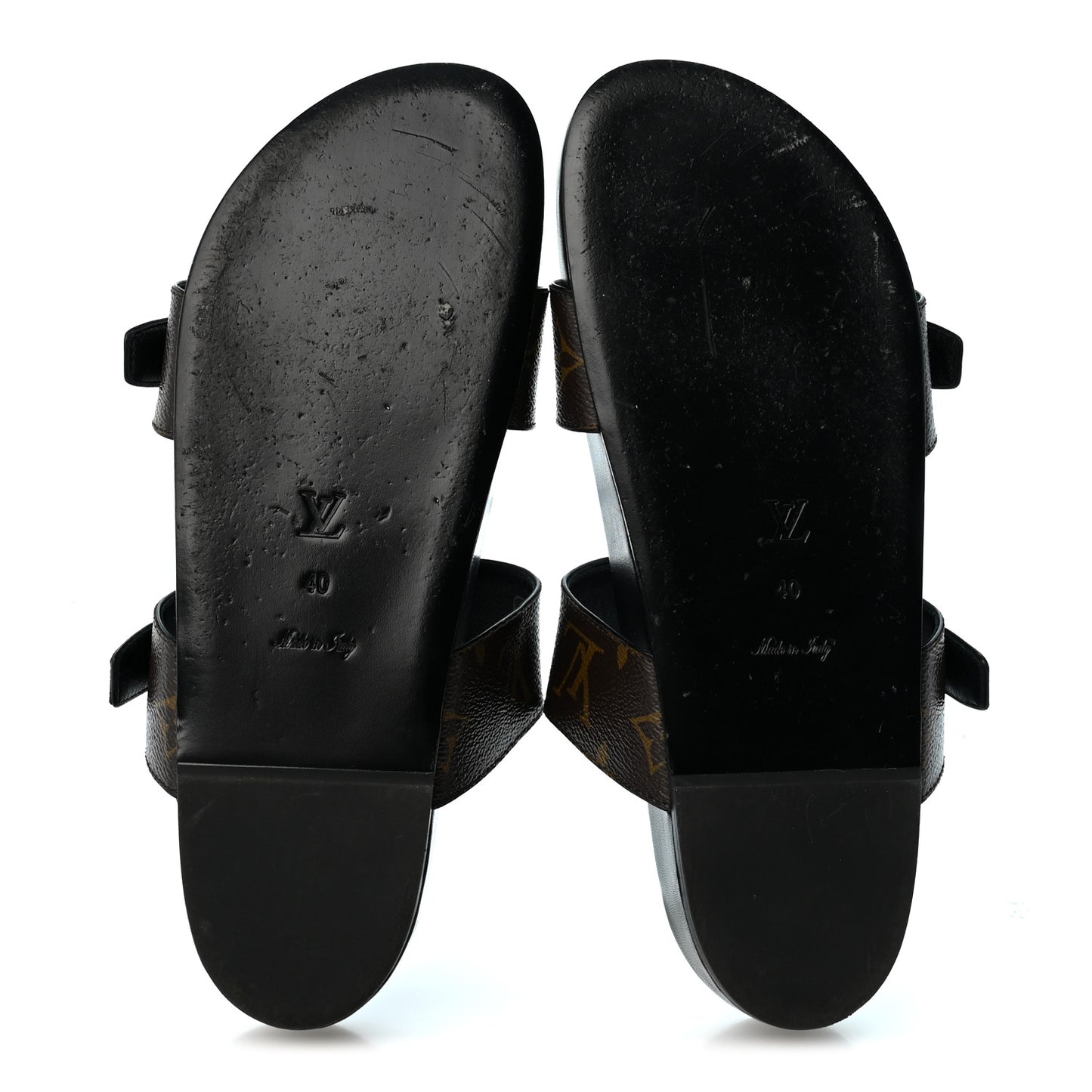 Monogram Bom Dia Mule Sandals 40 Black