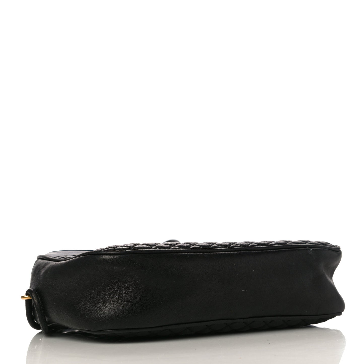 Lambskin Quilted Victoire Camera Bag Black