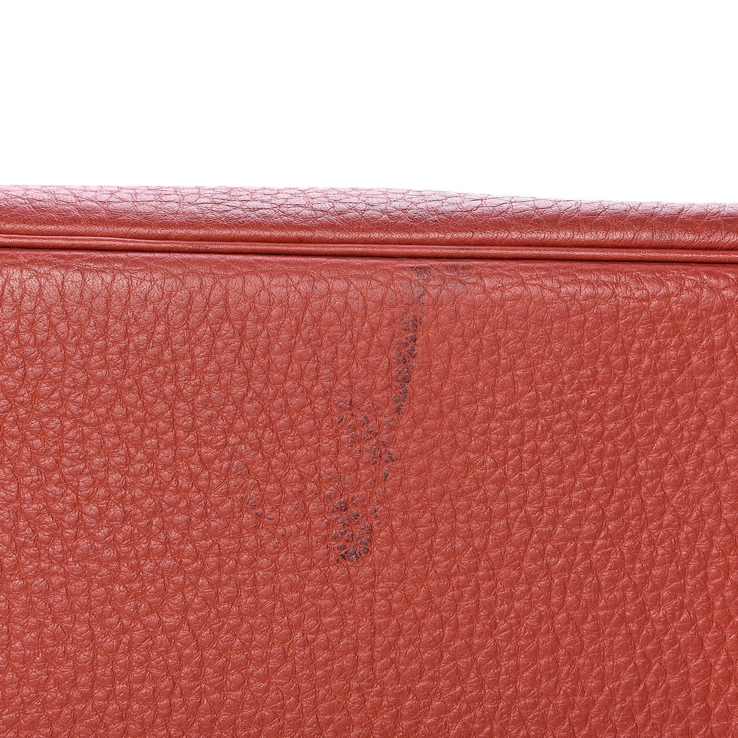 Hermes Taurillon Clemence Birkin 35 Rouge Venetian 43 of 46