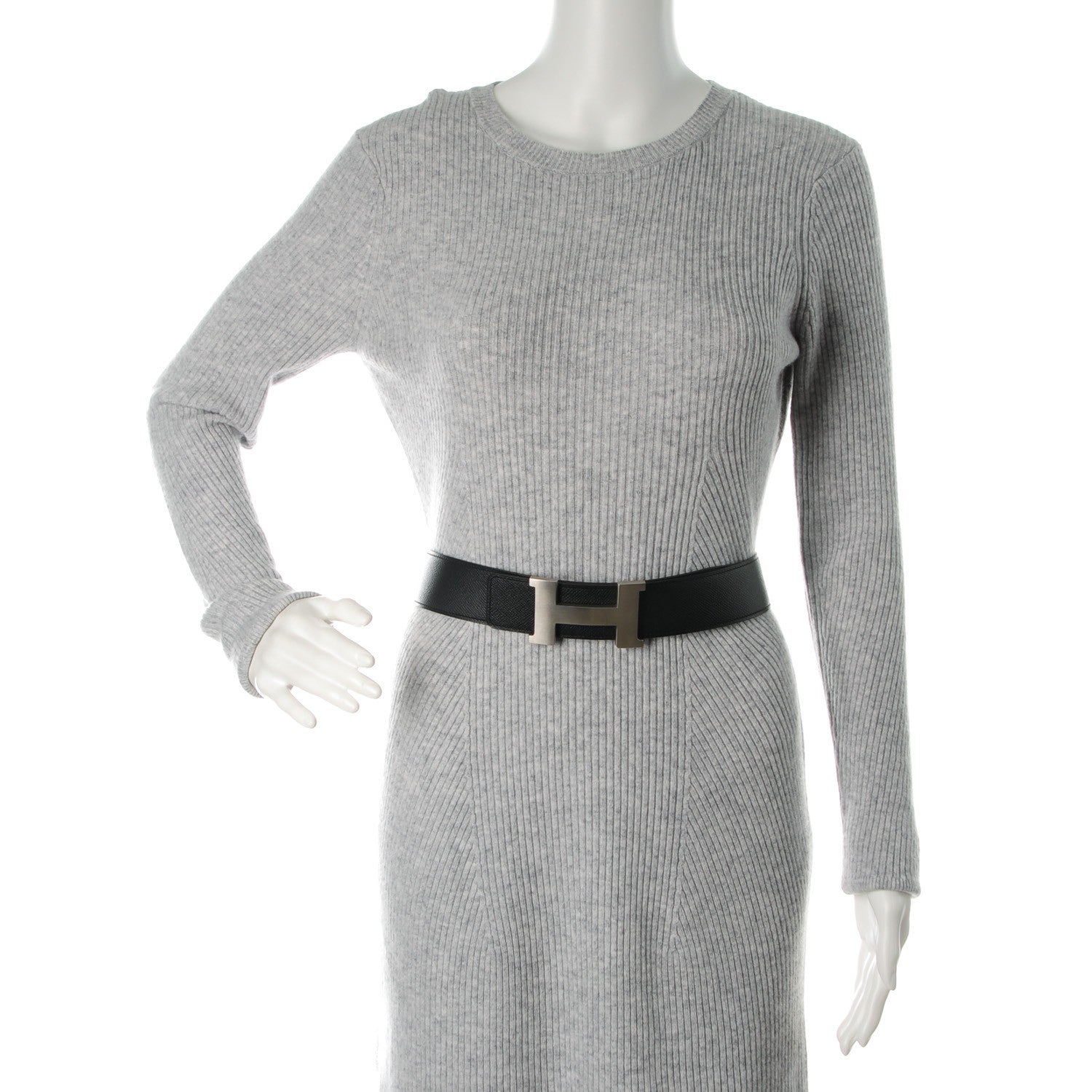 Hermes Epsom 42mm Constance 2 H Belt 85 Black Vert Anglais 2 of 6