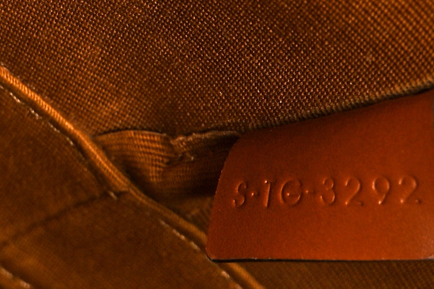 Triomphe Canvas Calfskin Small Bucket Bag Tan