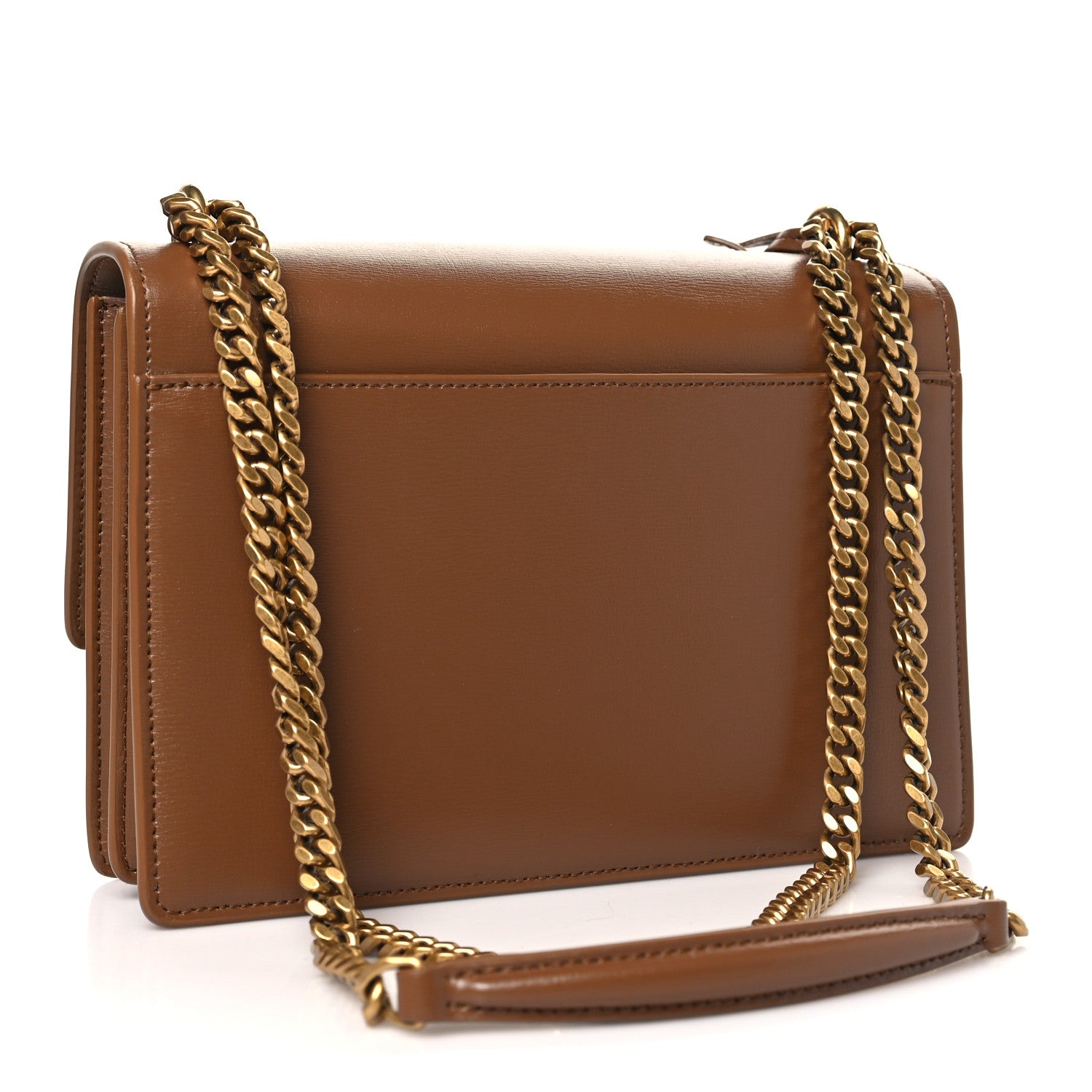 Saint Laurent Smooth Calfskin Medium Monogram Sunset Satchel Fox 3 of 10