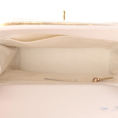 Chanel Caviar Quilted Medium Business Affinity Flap White 5 of 19