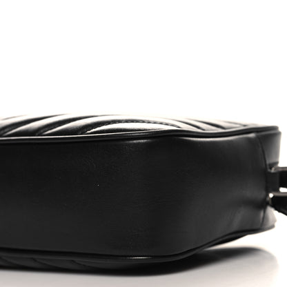 Saint Laurent Calfskin Matelasse Monogram Lou Camera Bag Black 10 of 10