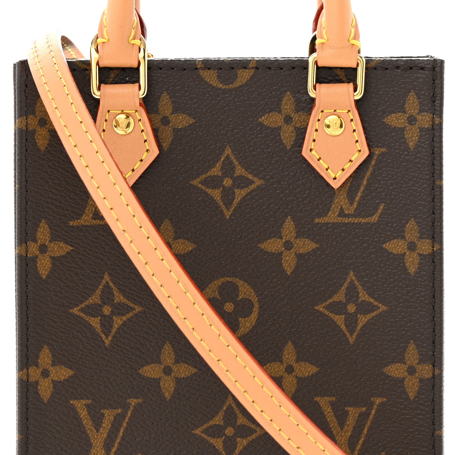 Louis Vuitton Monogram Petit Sac Plat 7 of 10