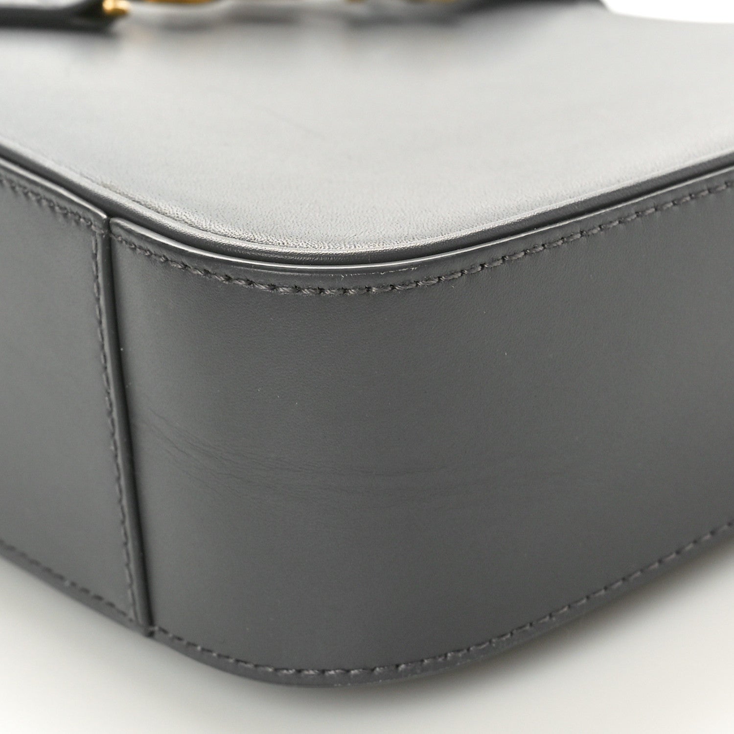 Saint Laurent Smooth Calfskin Le 5 A 7 Hobo Storm 10 of 10