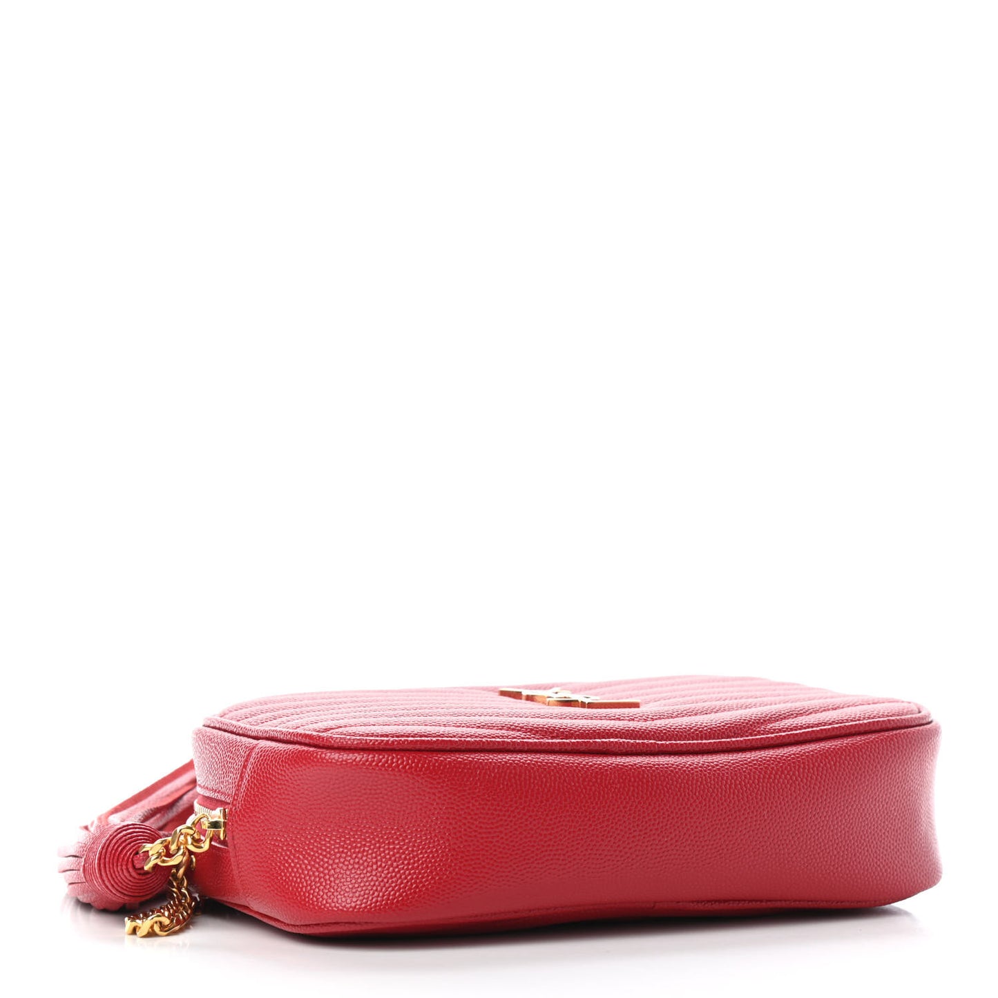 Grain De Poudre Matelasse Monogram Mini Lou Camera Bag Eros Red