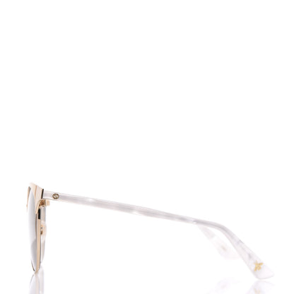 Gucci Round Metal GG0245S Sunglasses Gold 2 of 8