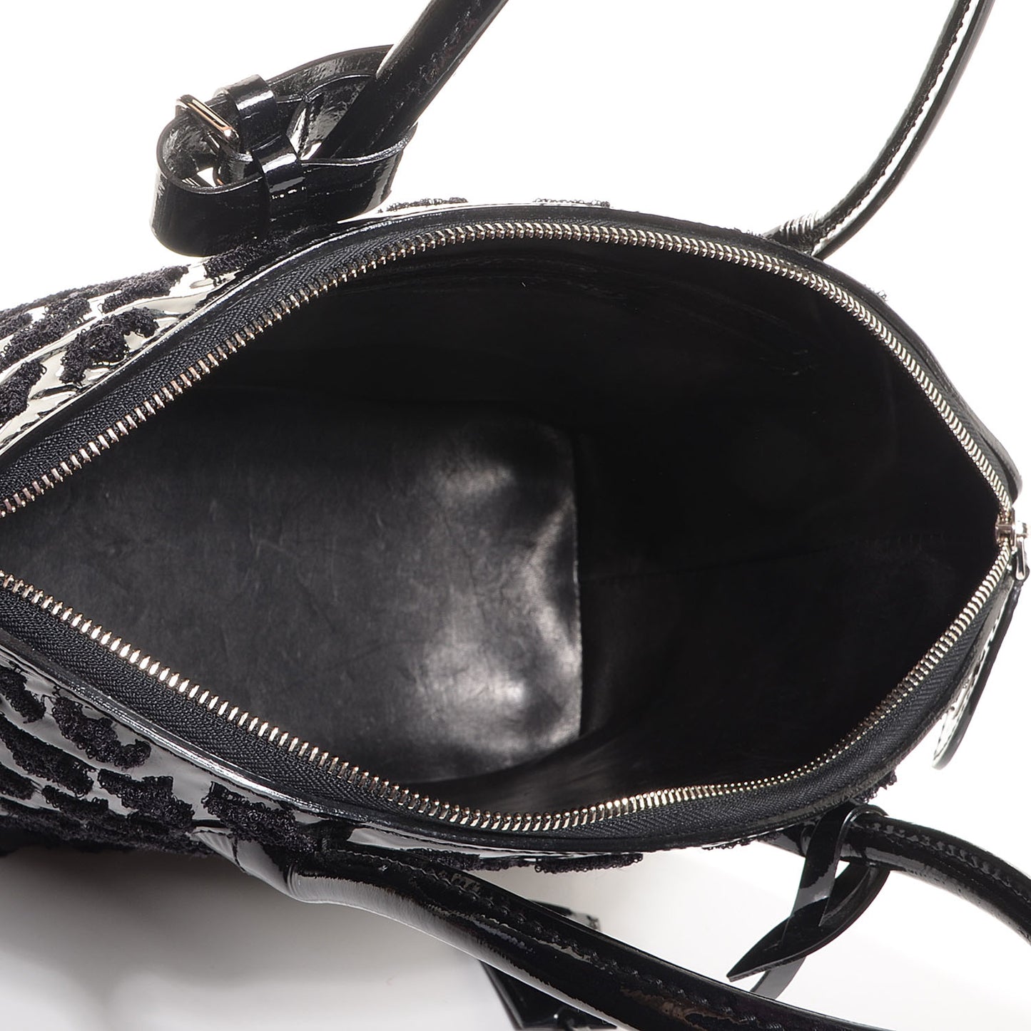 Patent Lambskin Fascination Lockit Black