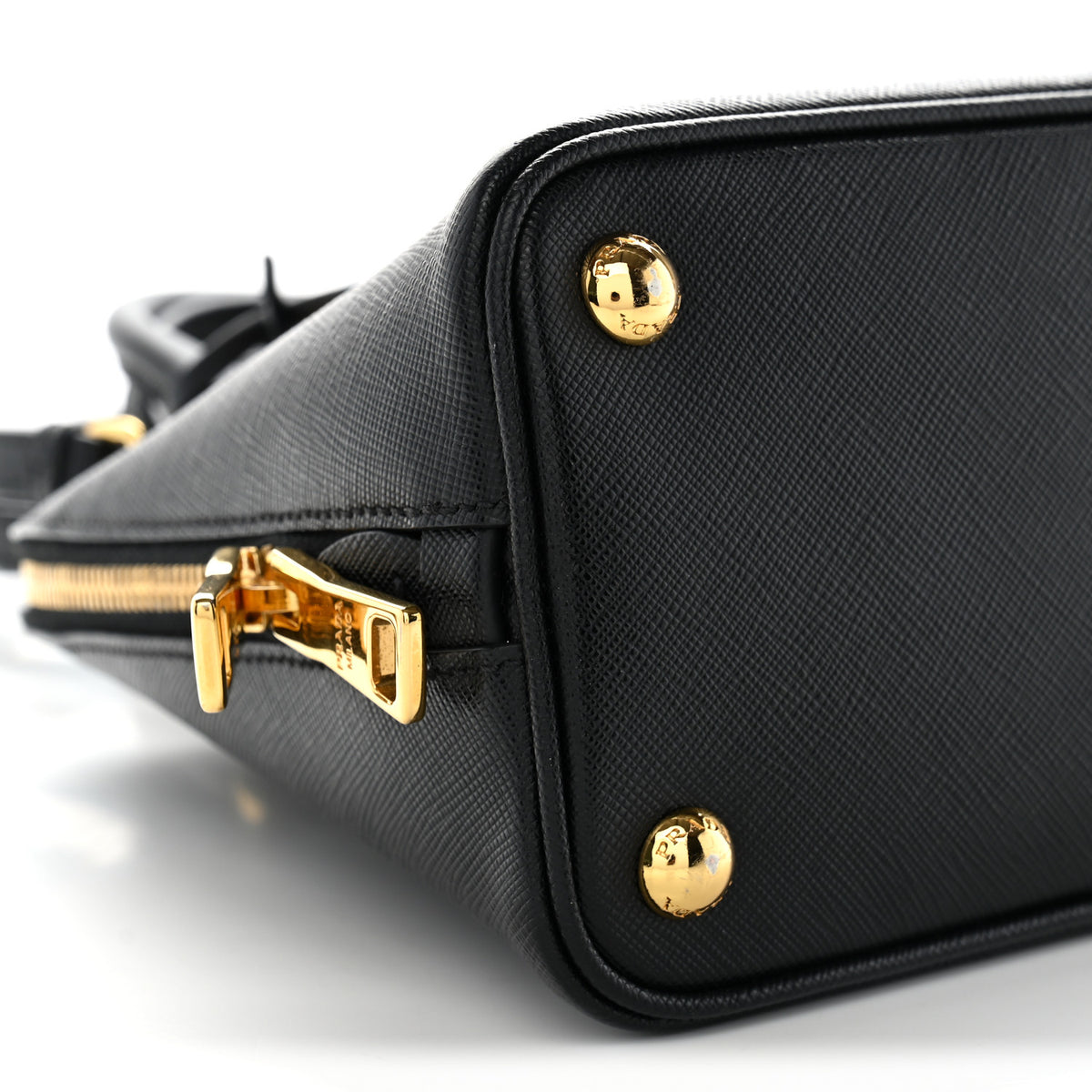 Prada Saffiano Lux Small Promenade Tote Black 8 of 10
